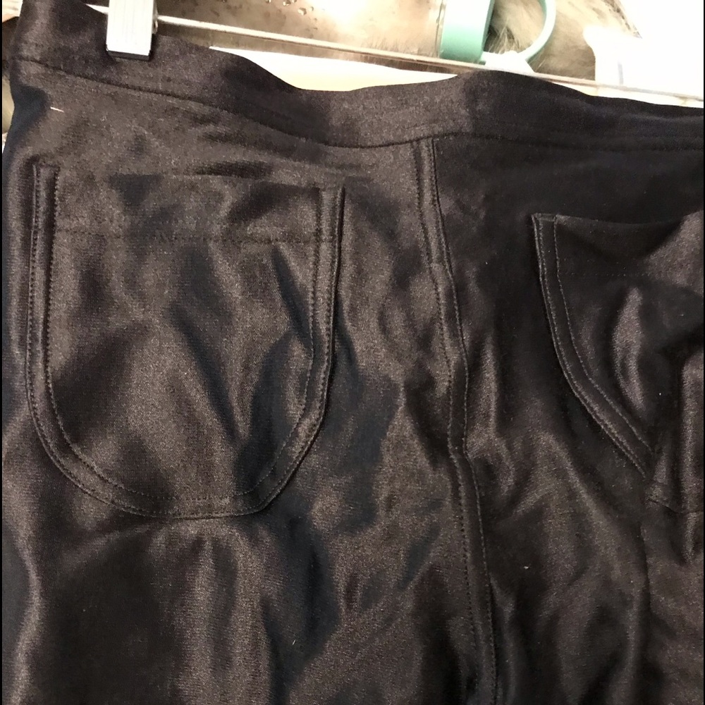 American Apparel shiny leggings like the greese pants